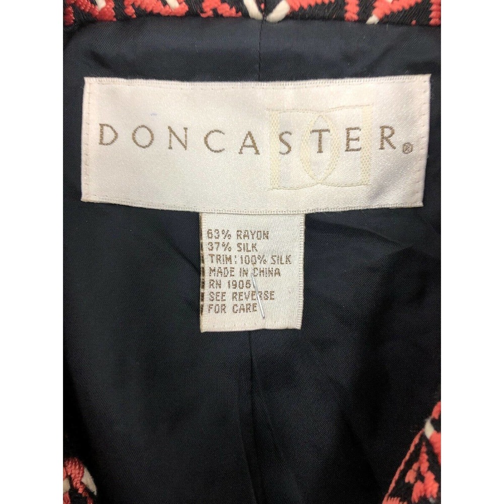 Doncaster Zigzag Stripe Button Up Blazer Jacket 6 - image 8